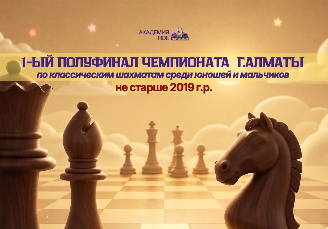 1-й полуфинал чемпионата города Алматы по классическим шахматам до 8 лет